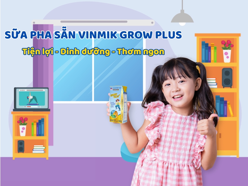 Sữa dinh dưỡng được đóng gói dưới dạng sữa pha sẵn