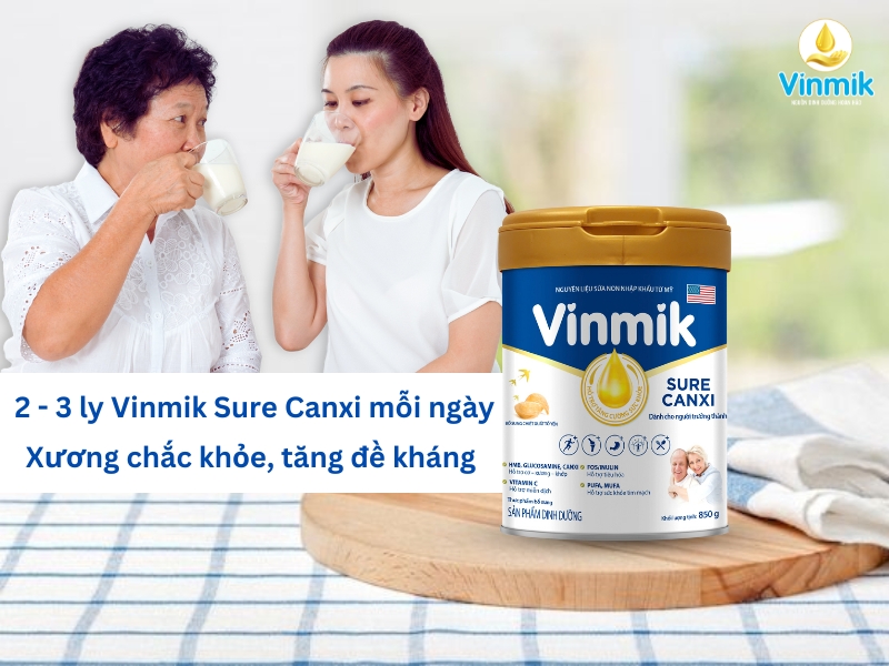 Vinmik Sure Canxi mang đến nhiều lợi ích