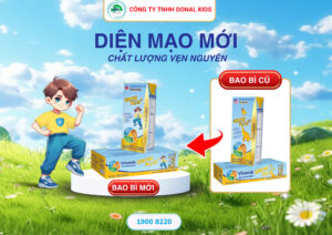 Thay đổi bao bì Vinmik Grow Plus