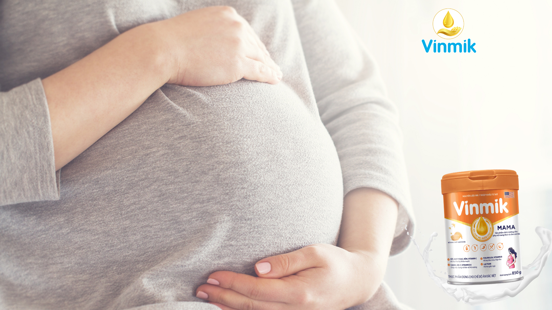 Vinmik MAMA giải pháp dinh dưỡng chuyên biệt cho mẹ bầu mất ngủ